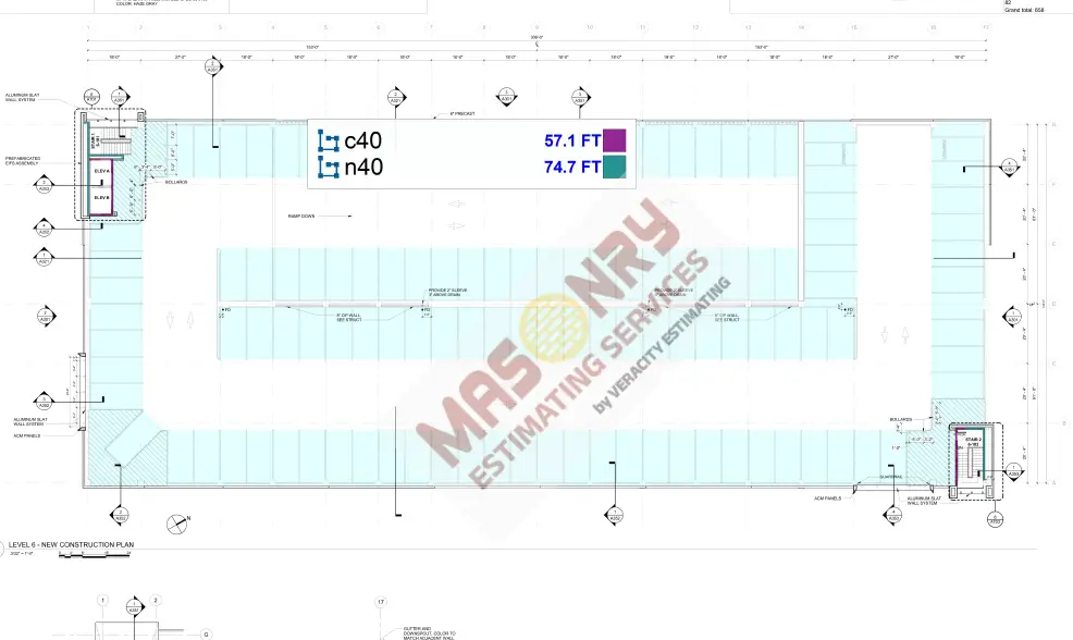 masonry takeoff annotated drawings 4